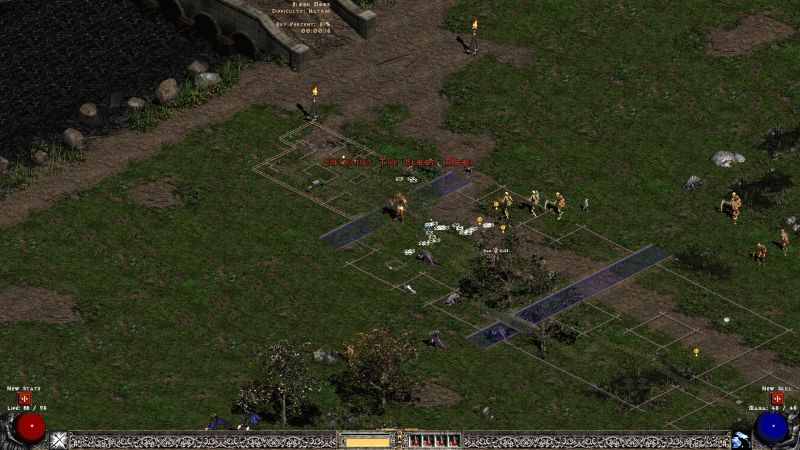 Diablo II Median XL with mMap Maphack