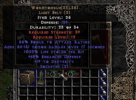 Diablo II UdieMXL edited item